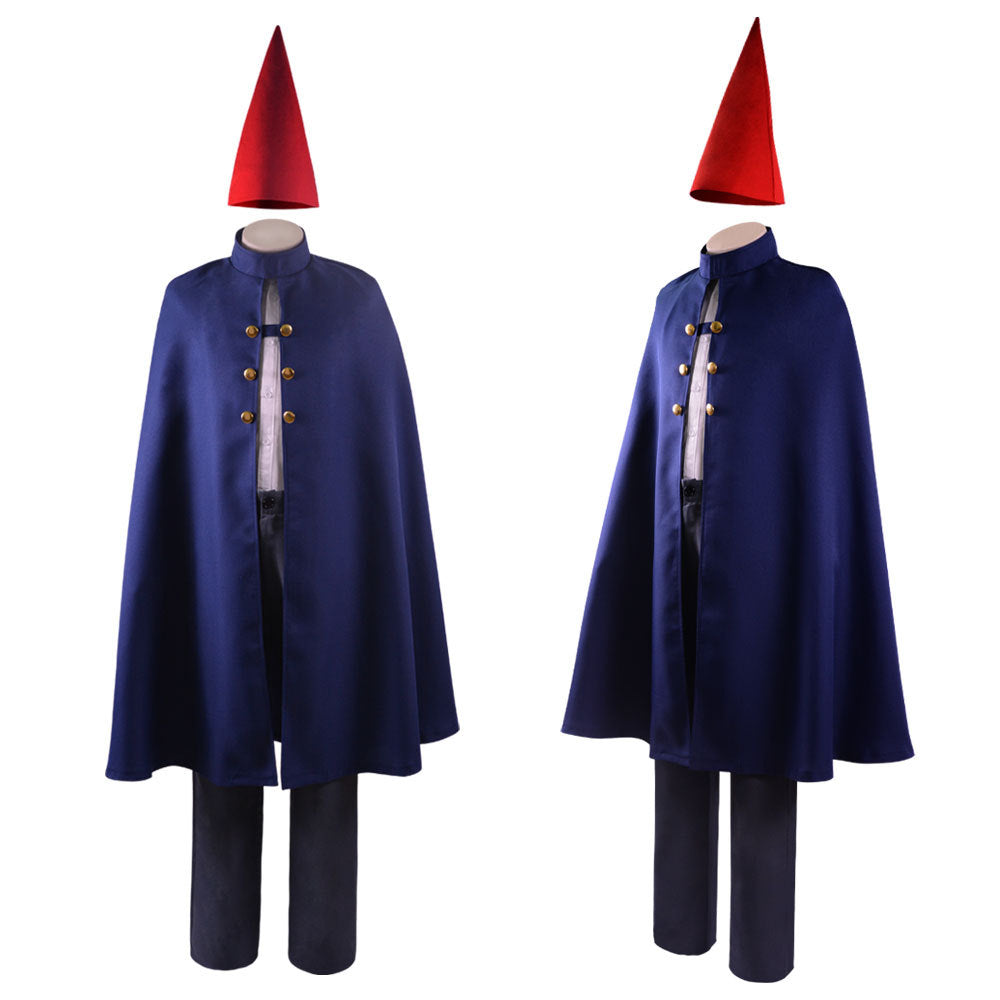 Over the Garden Wall Wirt Cloak Cape Halloween Cosplay Costume Full Set