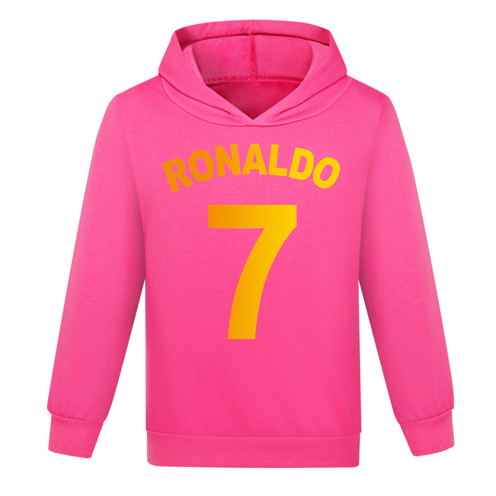 CR7 Ronaldo Football Casual Sweatshirt Spring Autumn Hoodie for Kids