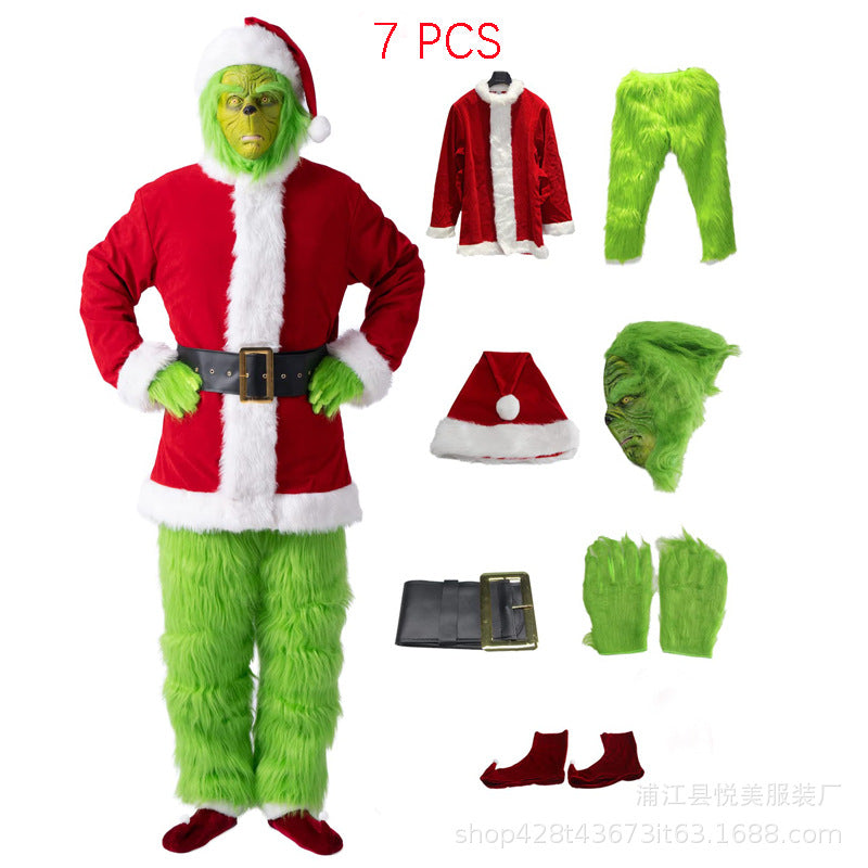 How the Grinch Stole Christmas The Grinch Halloween Cosplay Costume