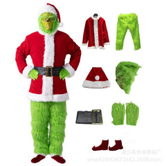 How the Grinch Stole Christmas The Grinch Halloween Cosplay Costume