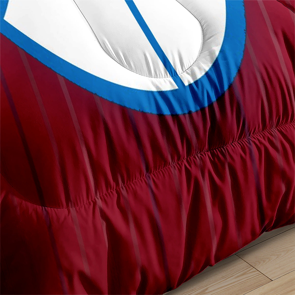 Philadelphia Basketball 76ers Comforter Pillowcases 3PC Sets Blanket All Season Reversible Quilted Duvet