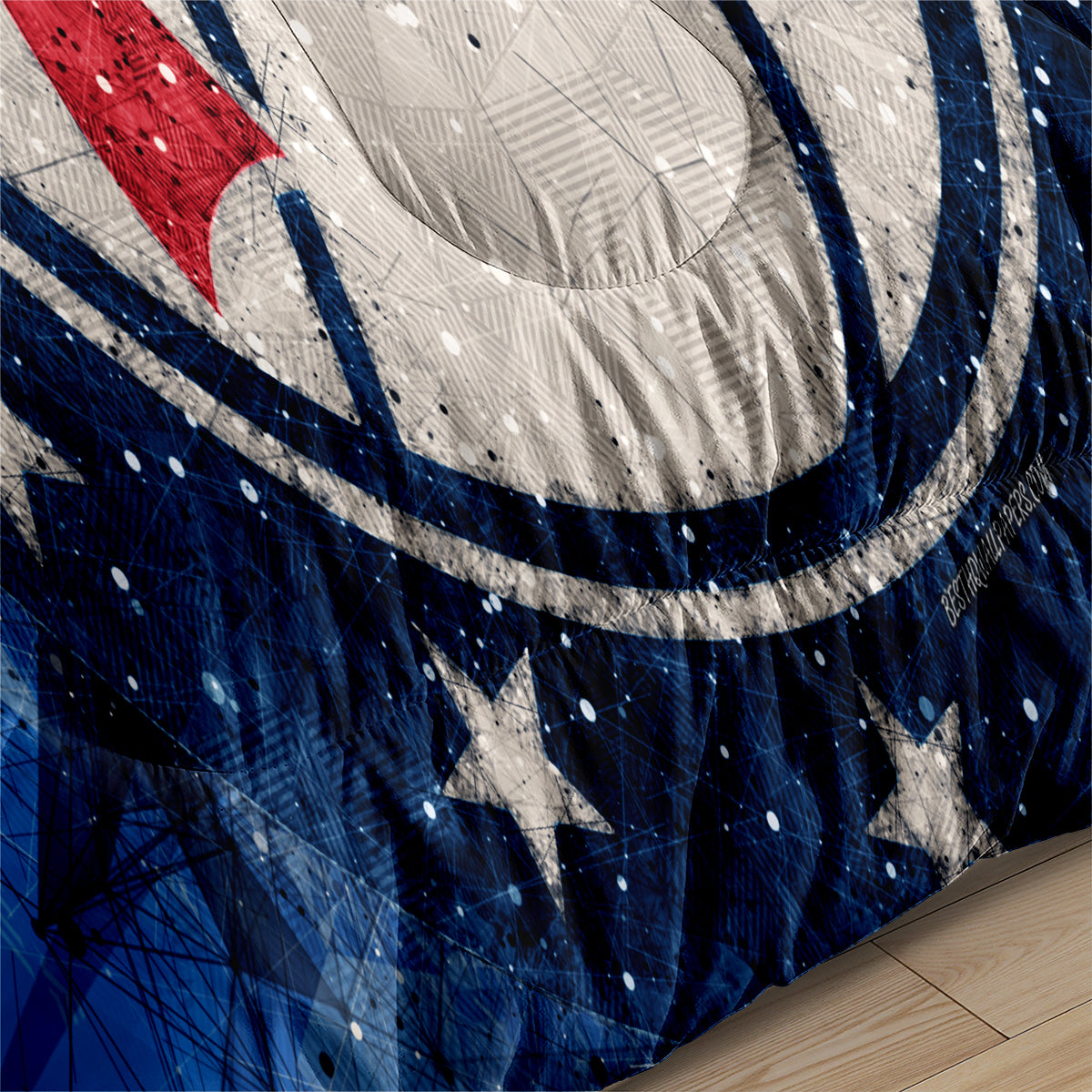 Philadelphia Basketball 76ers Comforter Pillowcases 3PC Sets Blanket All Season Reversible Quilted Duvet