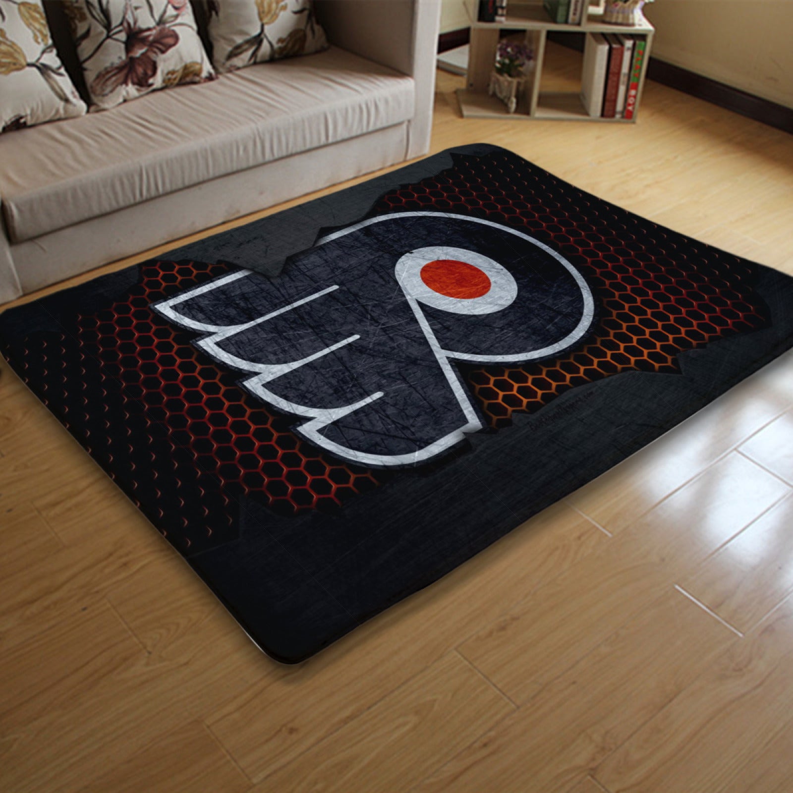 Philadelphia Flyers Hockey Rugs Bedroom Living Room Bathroom Carpet Mat Rug