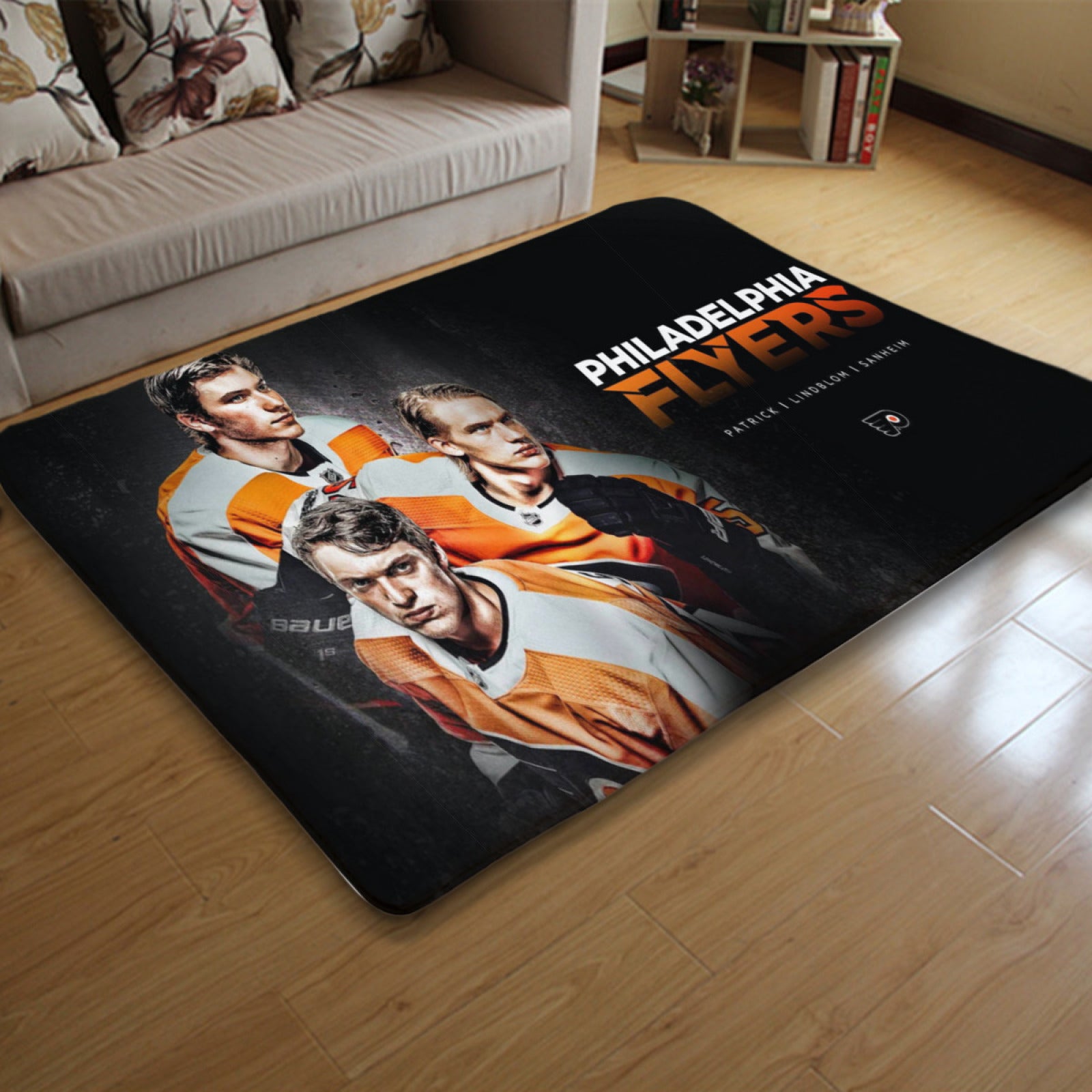 Philadelphia Flyers Hockey Rugs Bedroom Living Room Bathroom Carpet Mat Rug