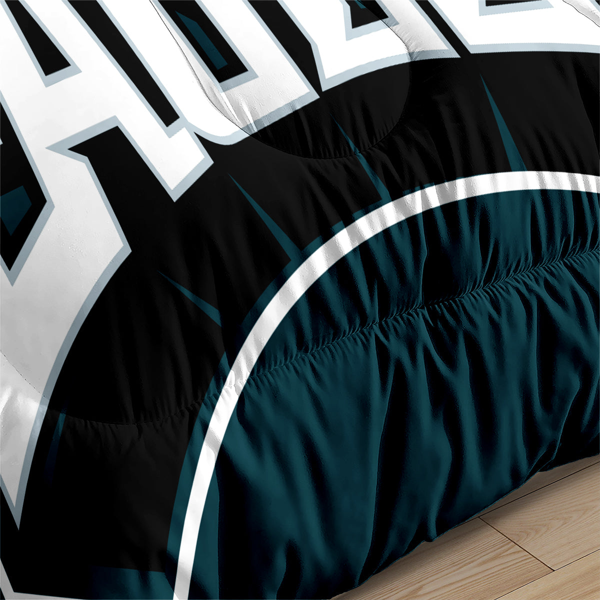 Philadelphia Rugby Eagles Comforter Pillowcases 3PC Sets Blanket All Season Reversible Quilted Duvet