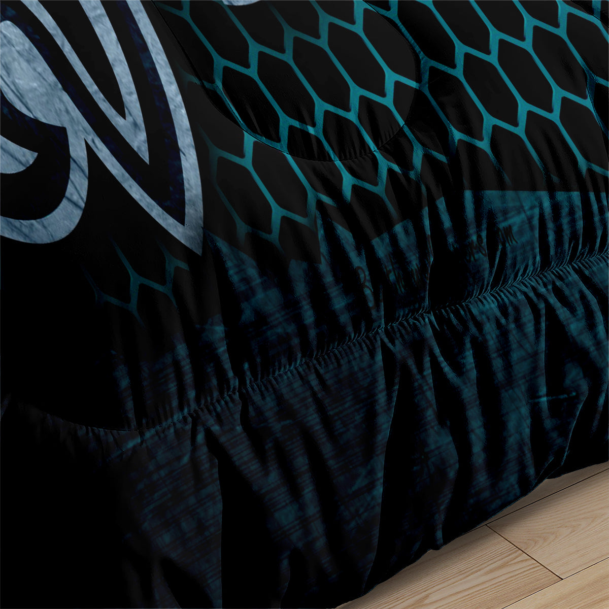 Philadelphia Rugby Eagles Comforter Pillowcases 3PC Sets Blanket All Season Reversible Quilted Duvet