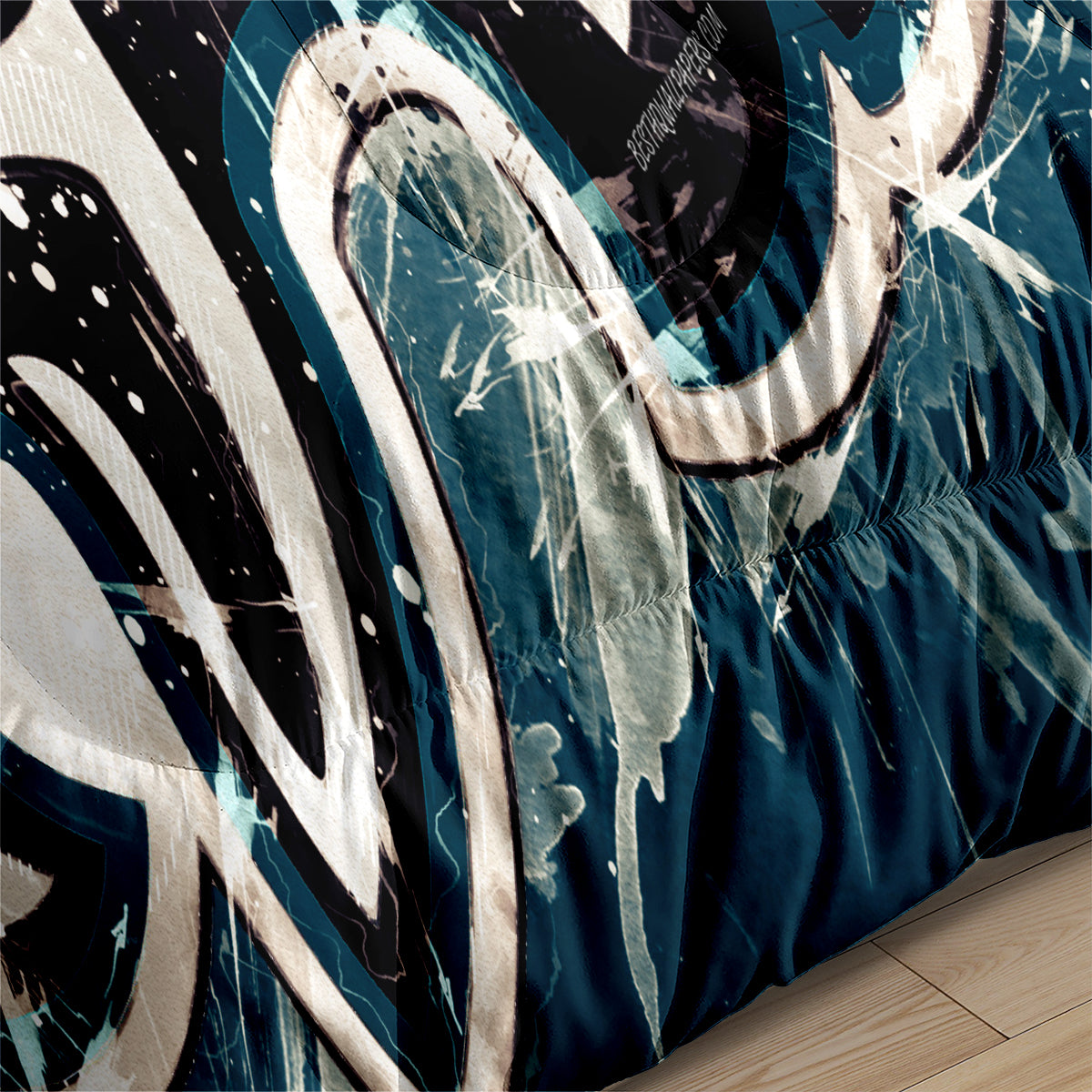 Philadelphia Rugby Eagles Comforter Pillowcases 3PC Sets Blanket All Season Reversible Quilted Duvet