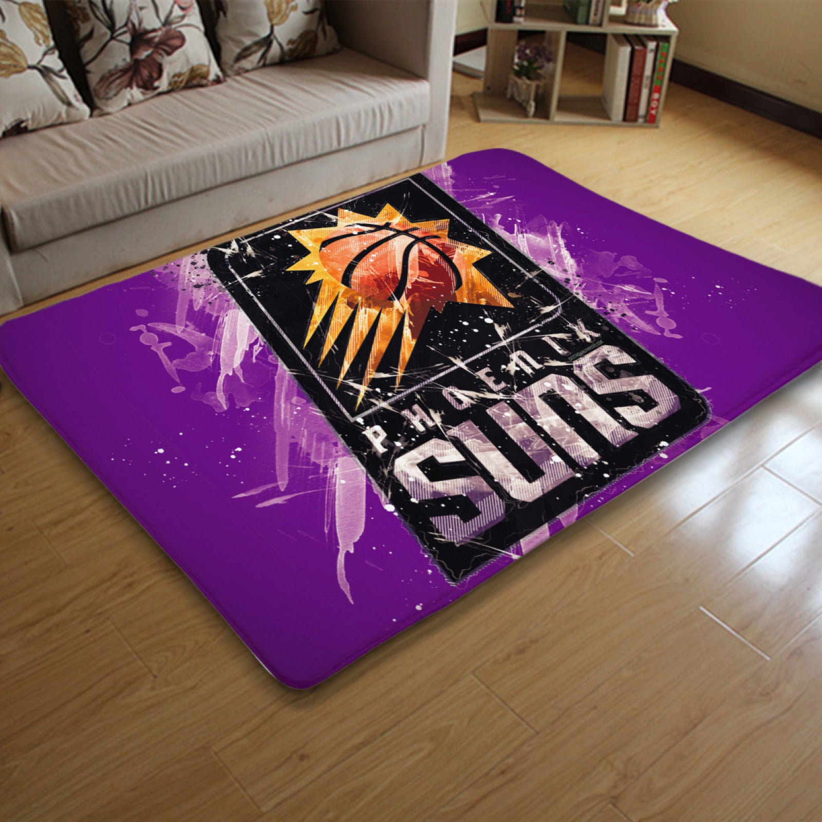 Phoenix Basketball Suns Rugs Bedroom Living Room Bathroom Carpet Mat Rug