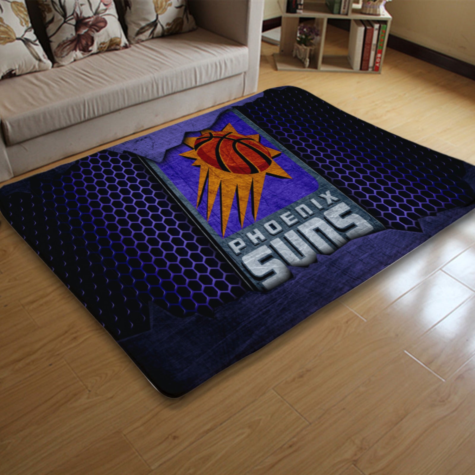 Phoenix Basketball Suns Rugs Bedroom Living Room Bathroom Carpet Mat Rug