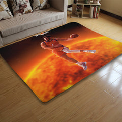 Phoenix Basketball Suns Rugs Bedroom Living Room Bathroom Carpet Mat Rug