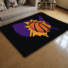 Phoenix Basketball Suns Rugs Bedroom Living Room Bathroom Carpet Mat Rug