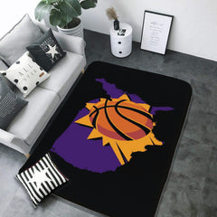 Phoenix Basketball Suns Rugs Bedroom Living Room Bathroom Carpet Mat Rug