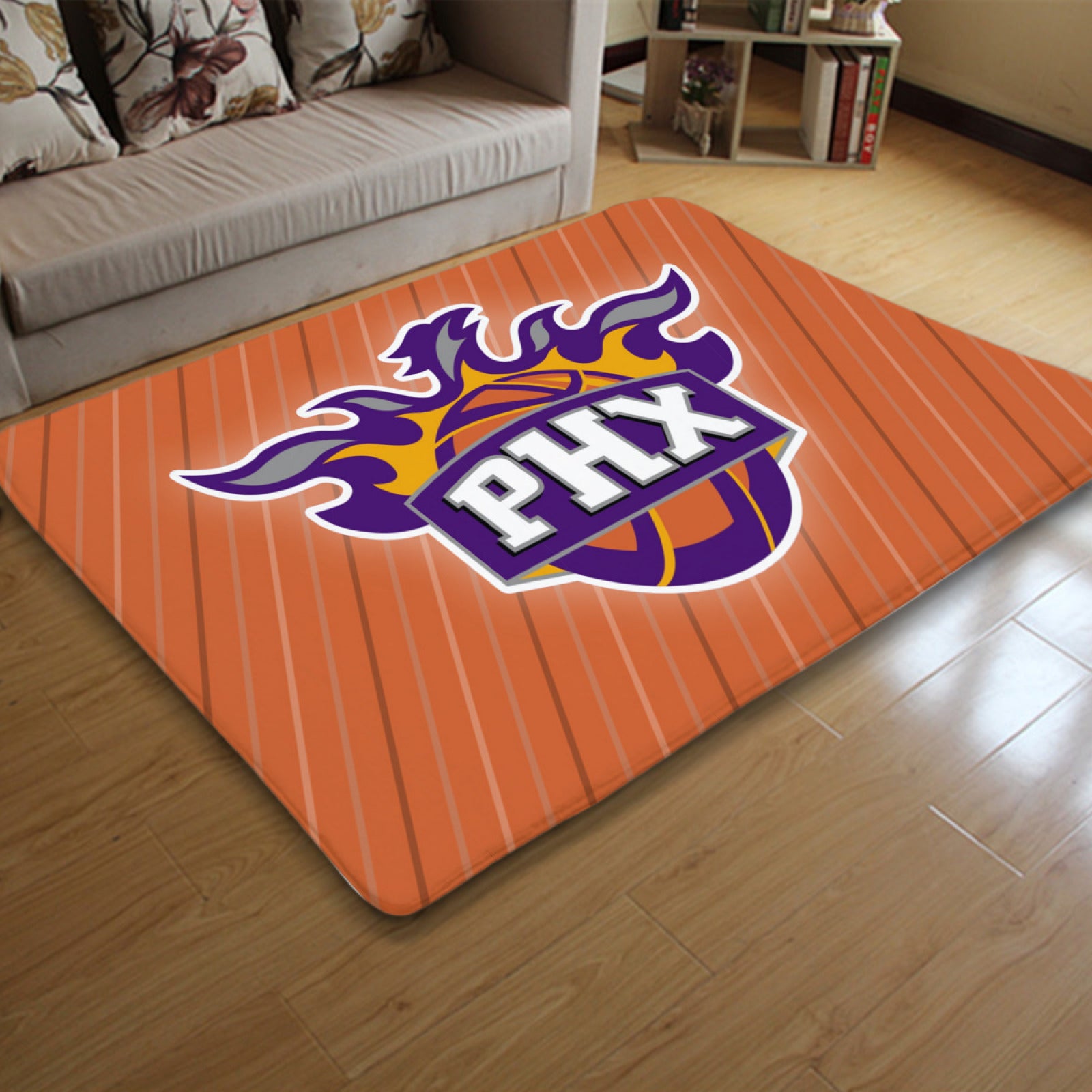 Phoenix Basketball Suns Rugs Bedroom Living Room Bathroom Carpet Mat Rug