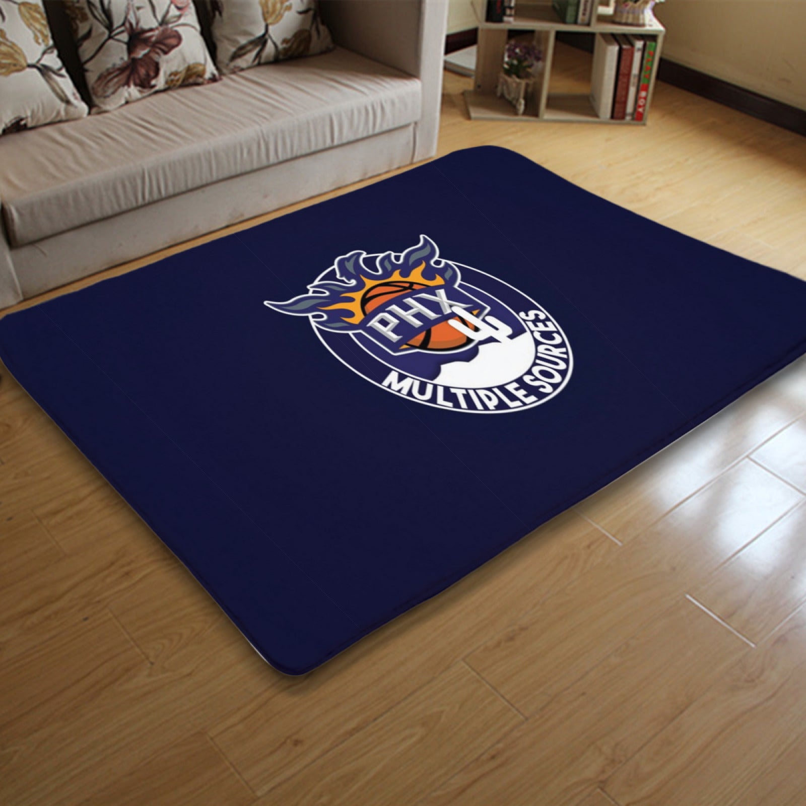 Phoenix Basketball Suns Rugs Bedroom Living Room Bathroom Carpet Mat Rug