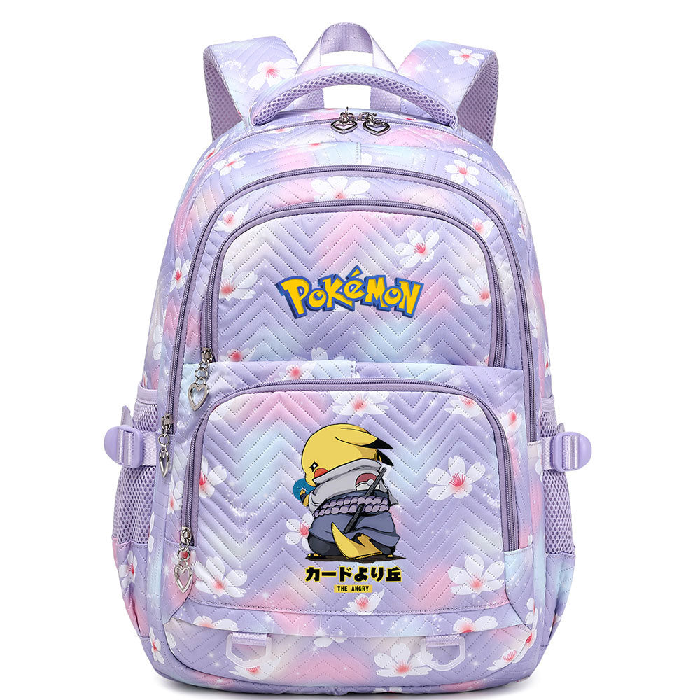 Pikachu Pokemon Water Proof Backpack Notebook Travel Bags Casual School Bag For School Students