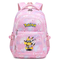 Pikachu Pokemon Water Proof Backpack Notebook Travel Bags Casual School Bag For School Students