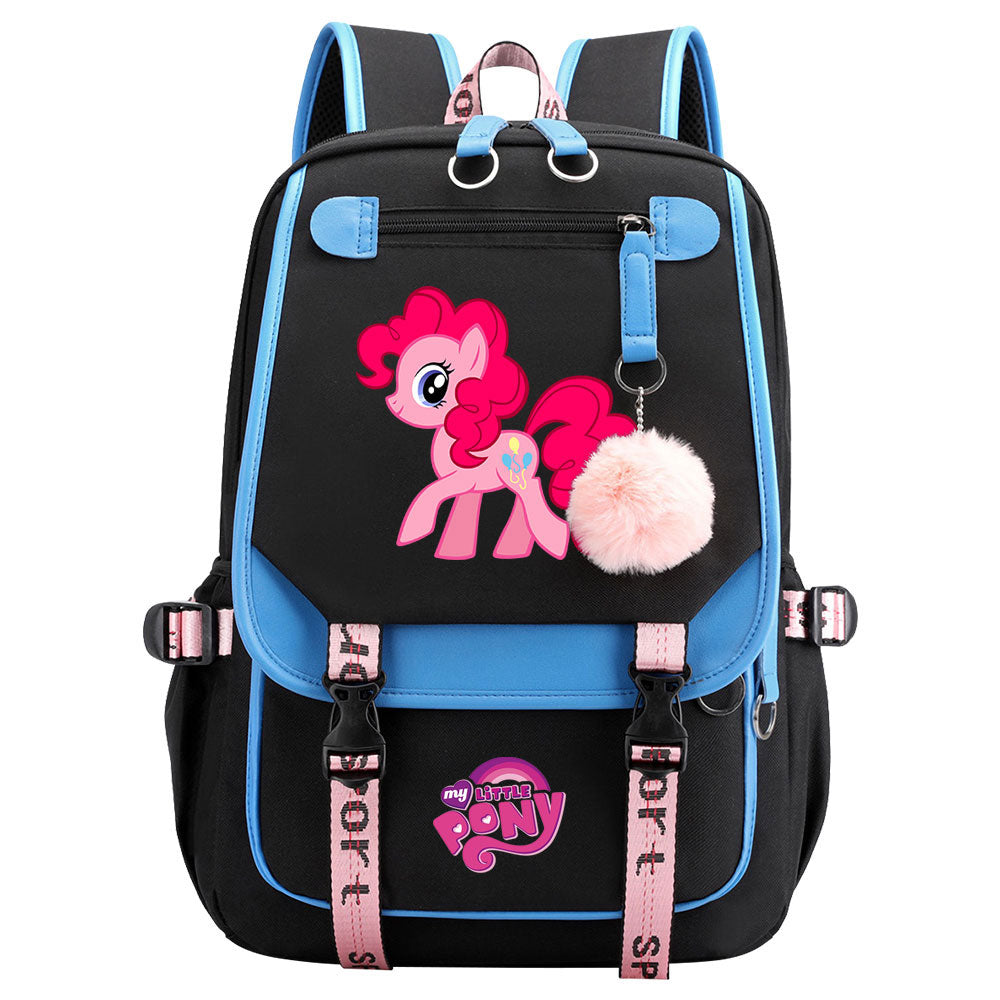 My Little Pony Pinkie Pie Waterproof Backpack School Notebook Travel Bag USB Charging
