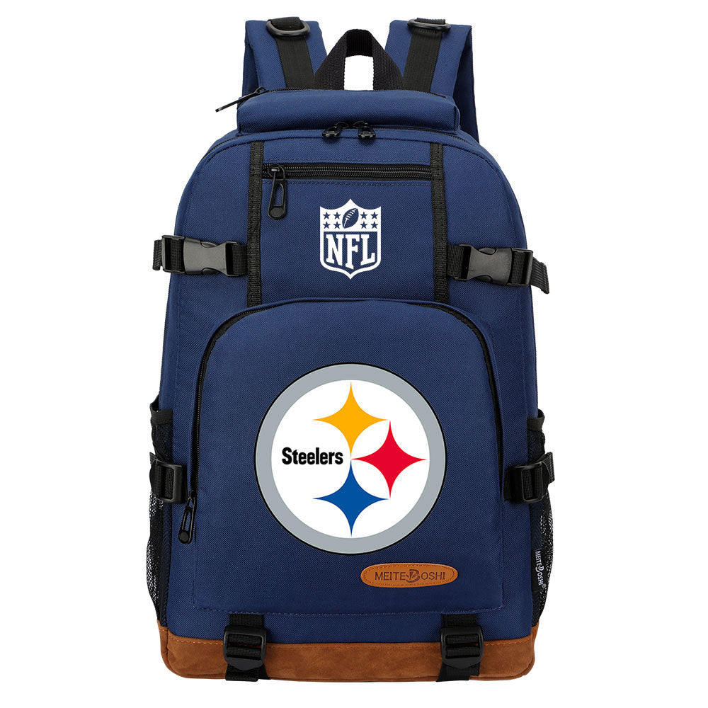Pittsburgh Steelers Football Team Rugby Waterproof Backpack School Notebook Travel Bag