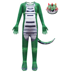 Pianosaurus Cosplay Costume for Boys Girls Bodysuit Halloween Fancy Jumpsuits