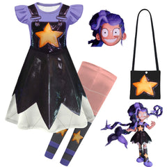 ‌Lily Lovebraids Poppy Playtime Cosplay Costume for Girls Halloween Fancy Dress