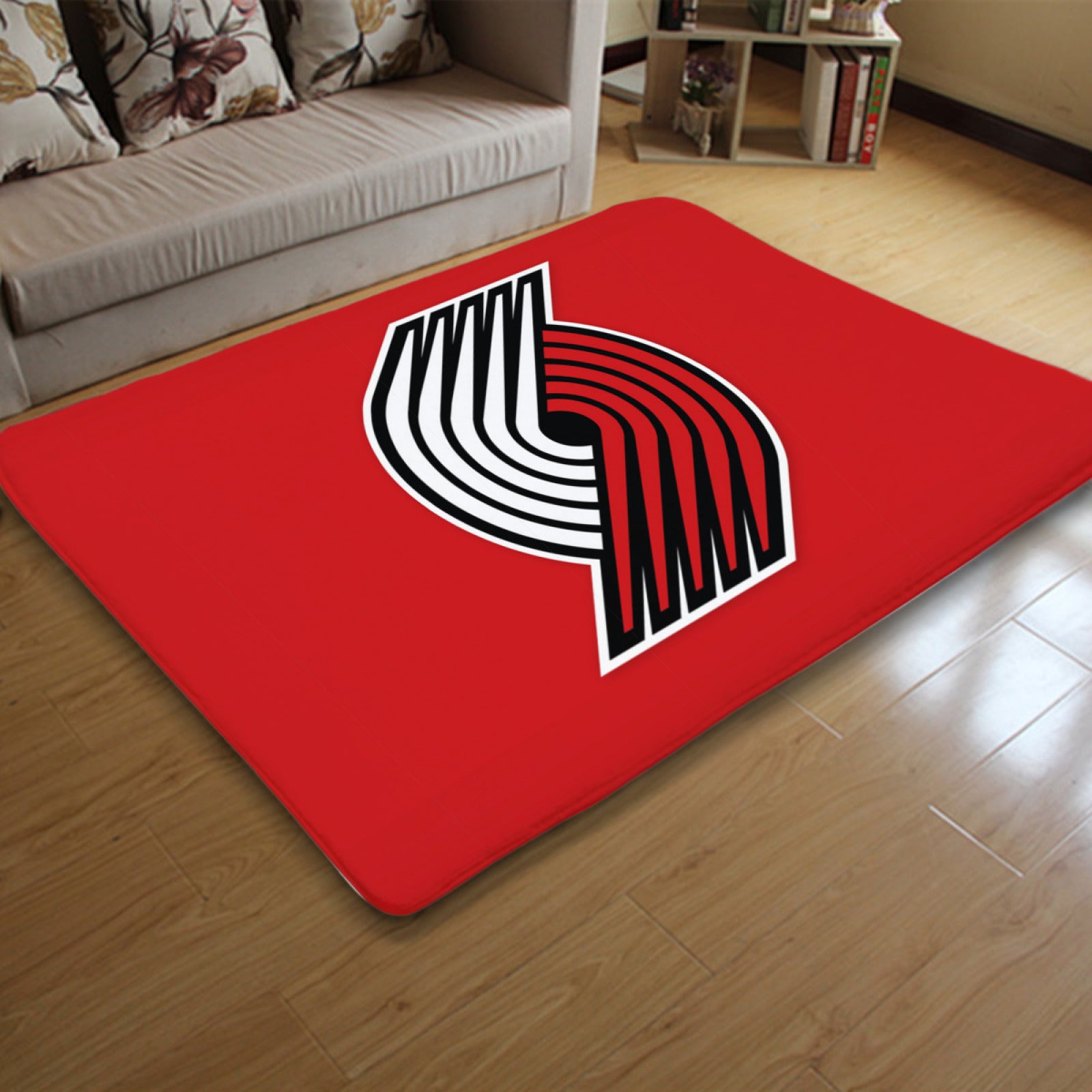 Portland Basketball Trail Blazers  Rugs Bedroom Living Room Bathroom Carpet Mat Rug