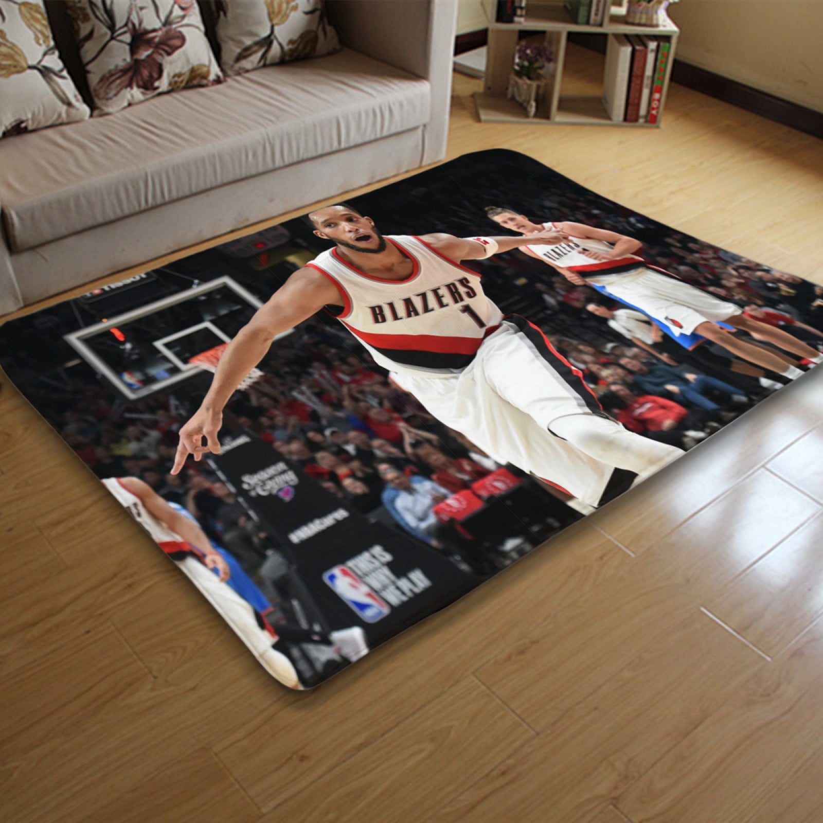 Portland Basketball Trail Blazers  Rugs Bedroom Living Room Bathroom Carpet Mat Rug
