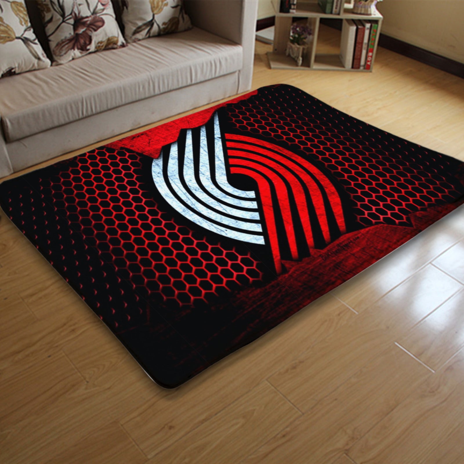 Portland Basketball Trail Blazers  Rugs Bedroom Living Room Bathroom Carpet Mat Rug
