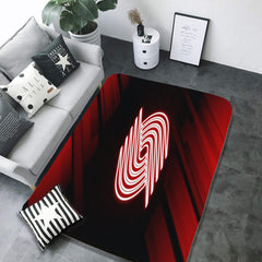 Portland Basketball Trail Blazers  Rugs Bedroom Living Room Bathroom Carpet Mat Rug