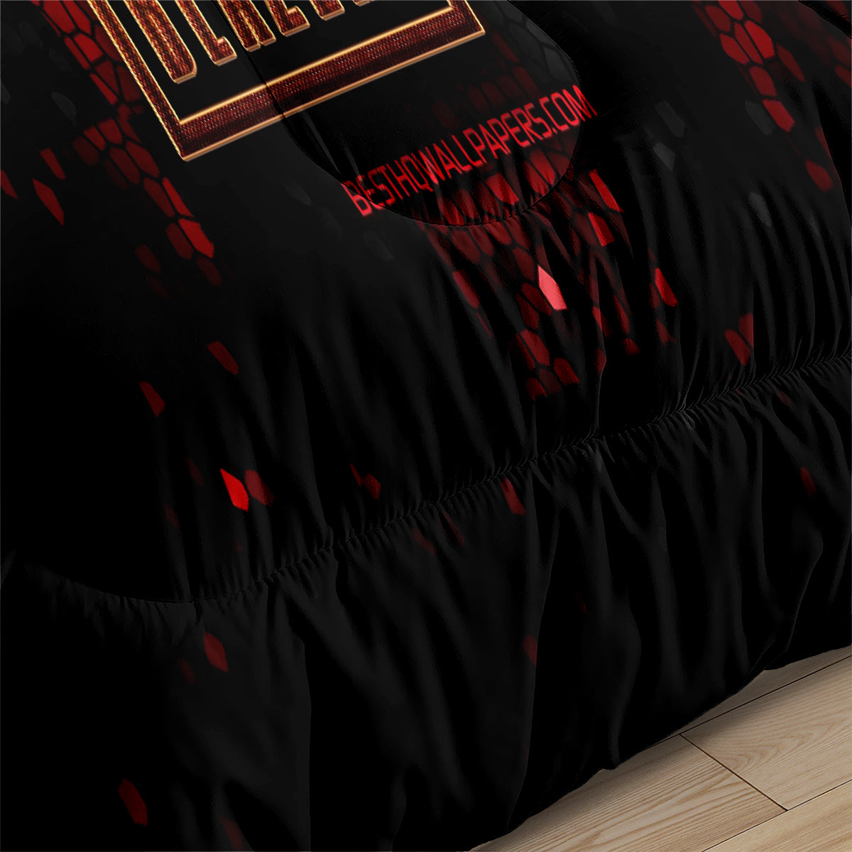 Portland Basketball Trail Blazers Comforter Pillowcases 3PC Sets All Season Reversible Quilted Duvet