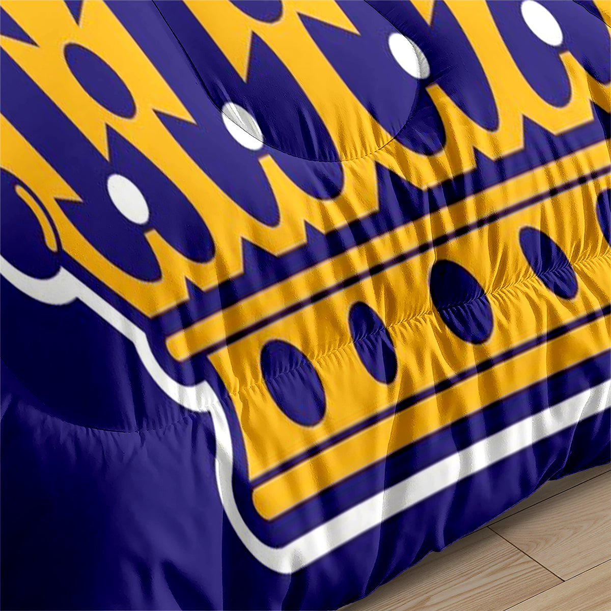 Sacramento Basketball Kings Comforter Pillowcases 3PC Sets All Season Reversible Quilted Duvet