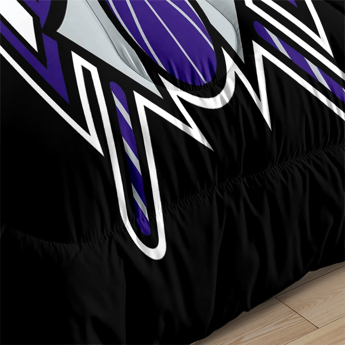 Sacramento Basketball Kings Comforter Pillowcases 3PC Sets All Season Reversible Quilted Duvet