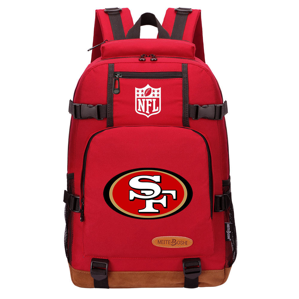San Francisco 49ers Football Team Rugby Waterproof Backpack School Notebook Travel Bag