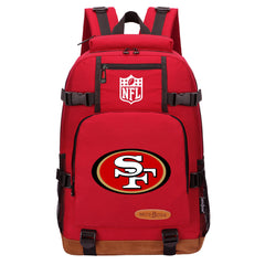San Francisco 49ers Football Team Rugby Waterproof Backpack School Notebook Travel Bag
