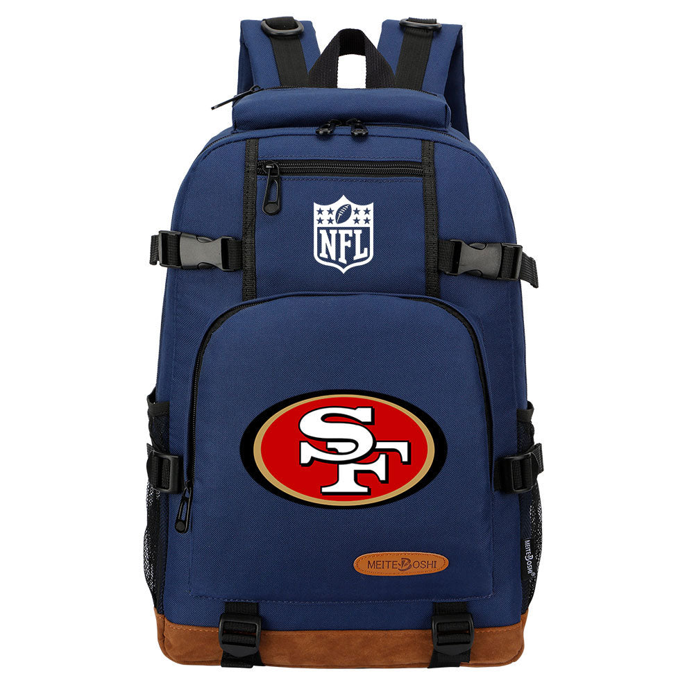 San Francisco 49ers Football Team Rugby Waterproof Backpack School Notebook Travel Bag