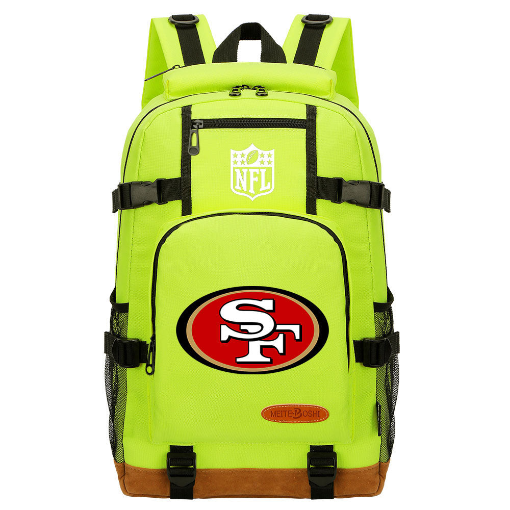 San Francisco 49ers Football Team Rugby Waterproof Backpack School Notebook Travel Bag