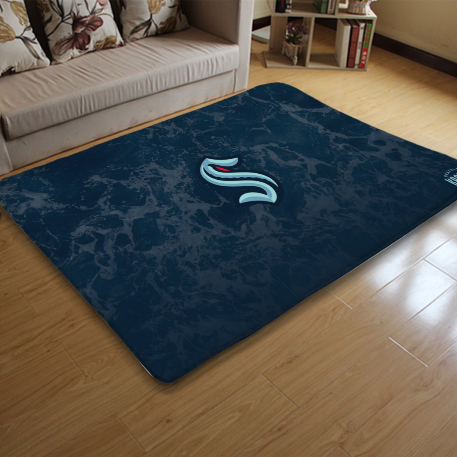 Seattle Kraken Hockey Rugs Bedroom Living Room Bathroom Carpet Mat Rug