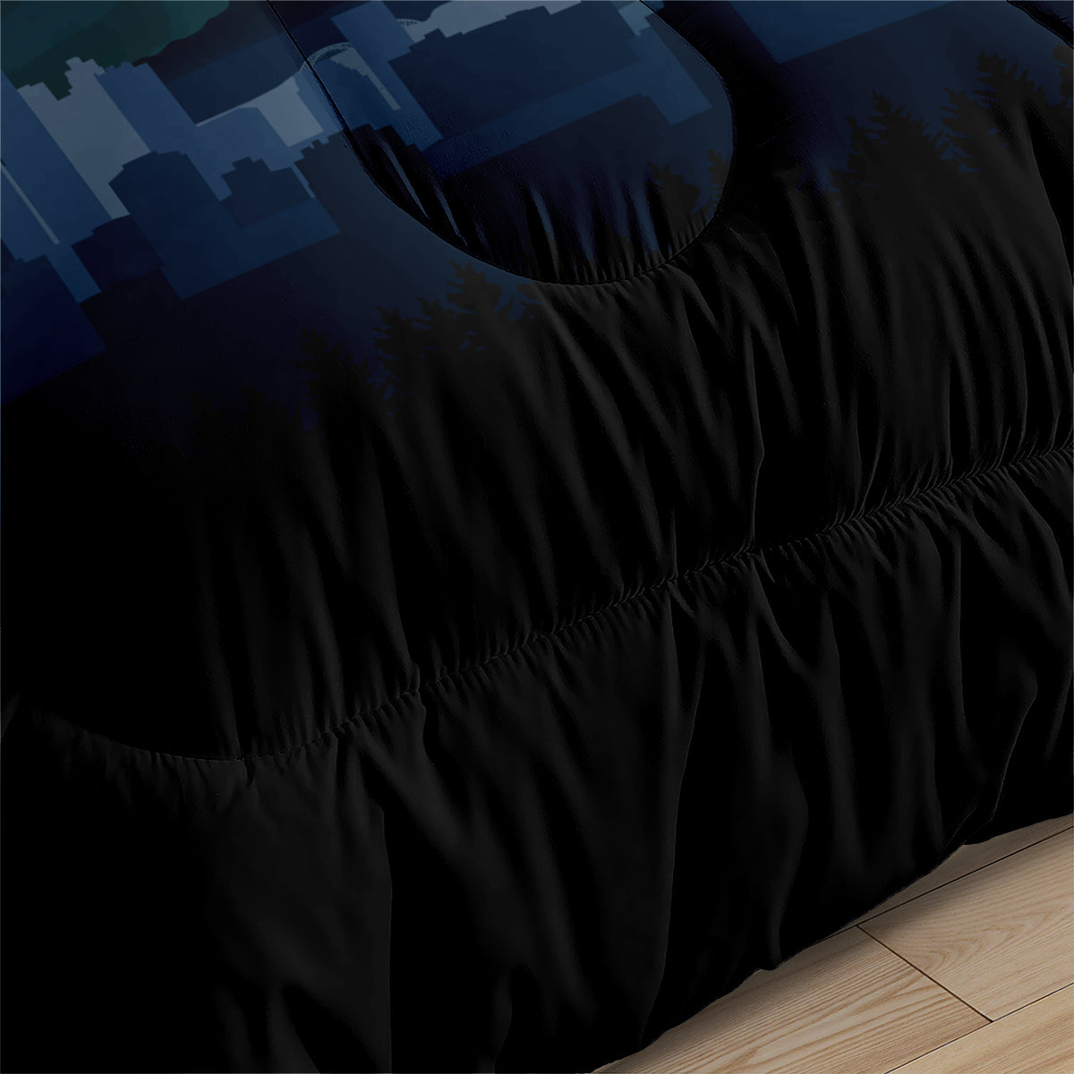 Seattle Rugby Seahawks Comforter Pillowcases 3PC Sets Blanket All Season Reversible Quilted Duvet