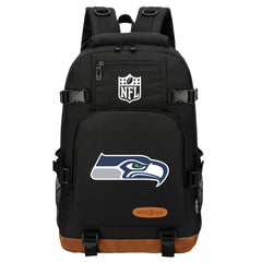Seattle Seahawks Football Team Rugby Waterproof Backpack School Notebook Travel Bag