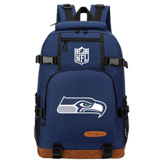 Seattle Seahawks Football Team Rugby Waterproof Backpack School Notebook Travel Bag