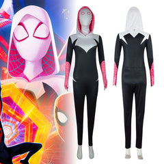 Spider-Man Across the Spider-Verse Superhero Gwen Spot Cosplay Jumpsuit Halloween Costume