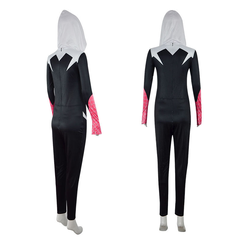 Spider-Man Across the Spider-Verse Superhero Gwen Spot Cosplay Jumpsuit Halloween Costume