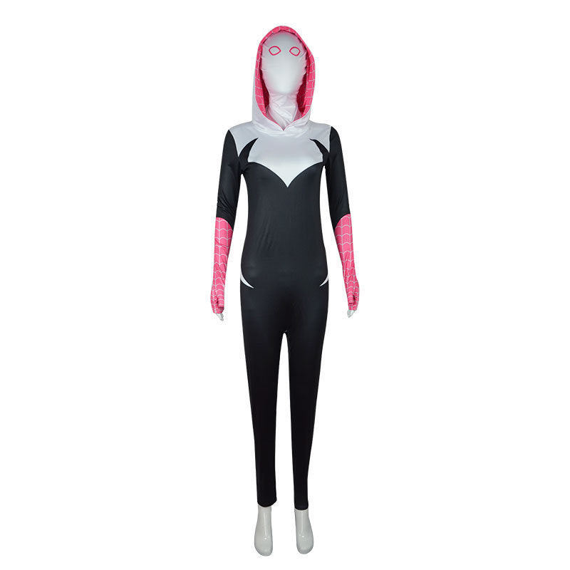 Spider-Man Across the Spider-Verse Superhero Gwen Spot Cosplay Jumpsuit Halloween Costume