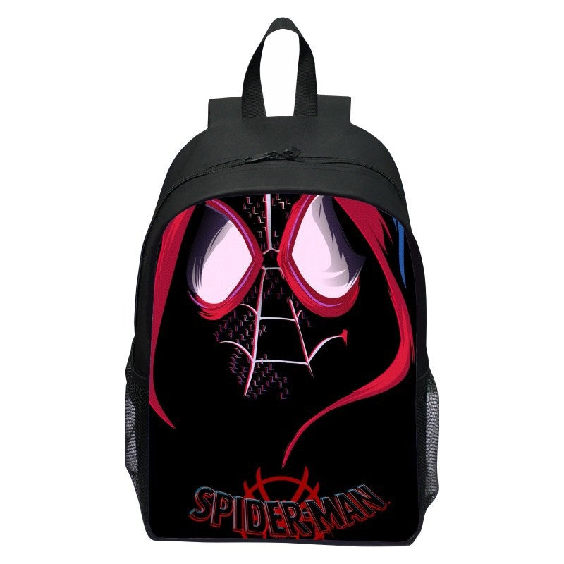 Spider Man  Across the Spider Verse Miles Morales Full Printed Backpack Schoolbag Travel Notebook Bag for Kids Students