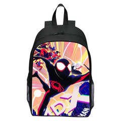 Spider Man  Across the Spider Verse Miles Morales Full Printed Backpack Schoolbag Travel Notebook Bag for Kids Students