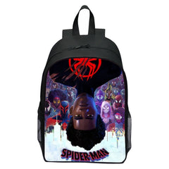 Spider Man  Across the Spider Verse Miles Morales Full Printed Backpack Schoolbag Travel Notebook Bag for Kids Students