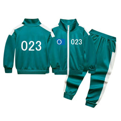 Squid Game 023 Cosplay Costume Boys Girls Halloween Fancy Jacket Pants