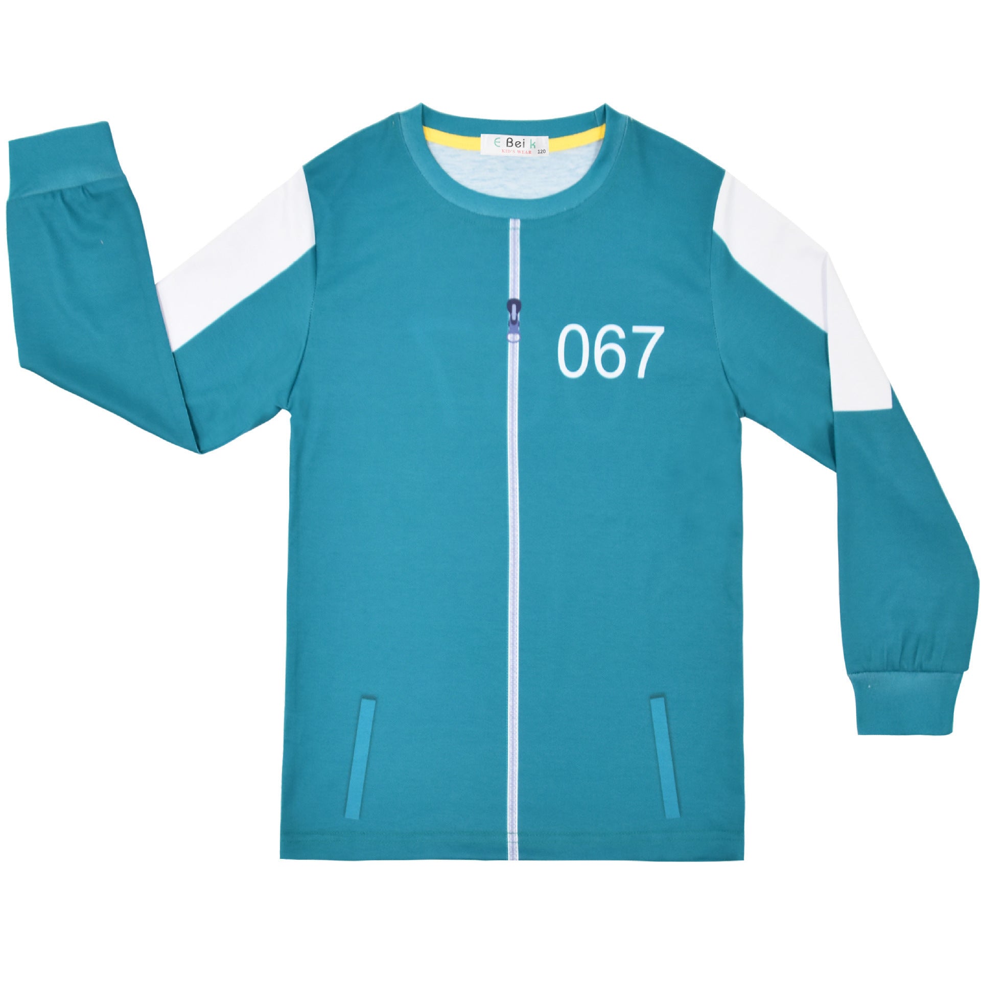 Squid Game Cosplay Costume Boys Girls Bodysuit Halloween Fancy Shirt Pants
