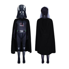 Star Wars Darth Vader Cosplay Costume with Mask Boys Girls Bodysuit Halloween Fancy Jumpsuits