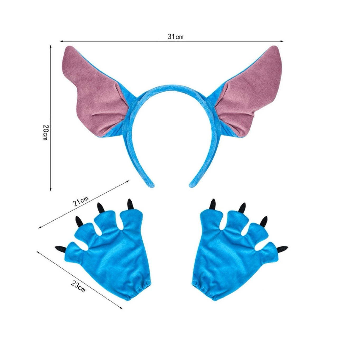 Stitch Cosplay Costume for Girls Halloween Fancy Dress