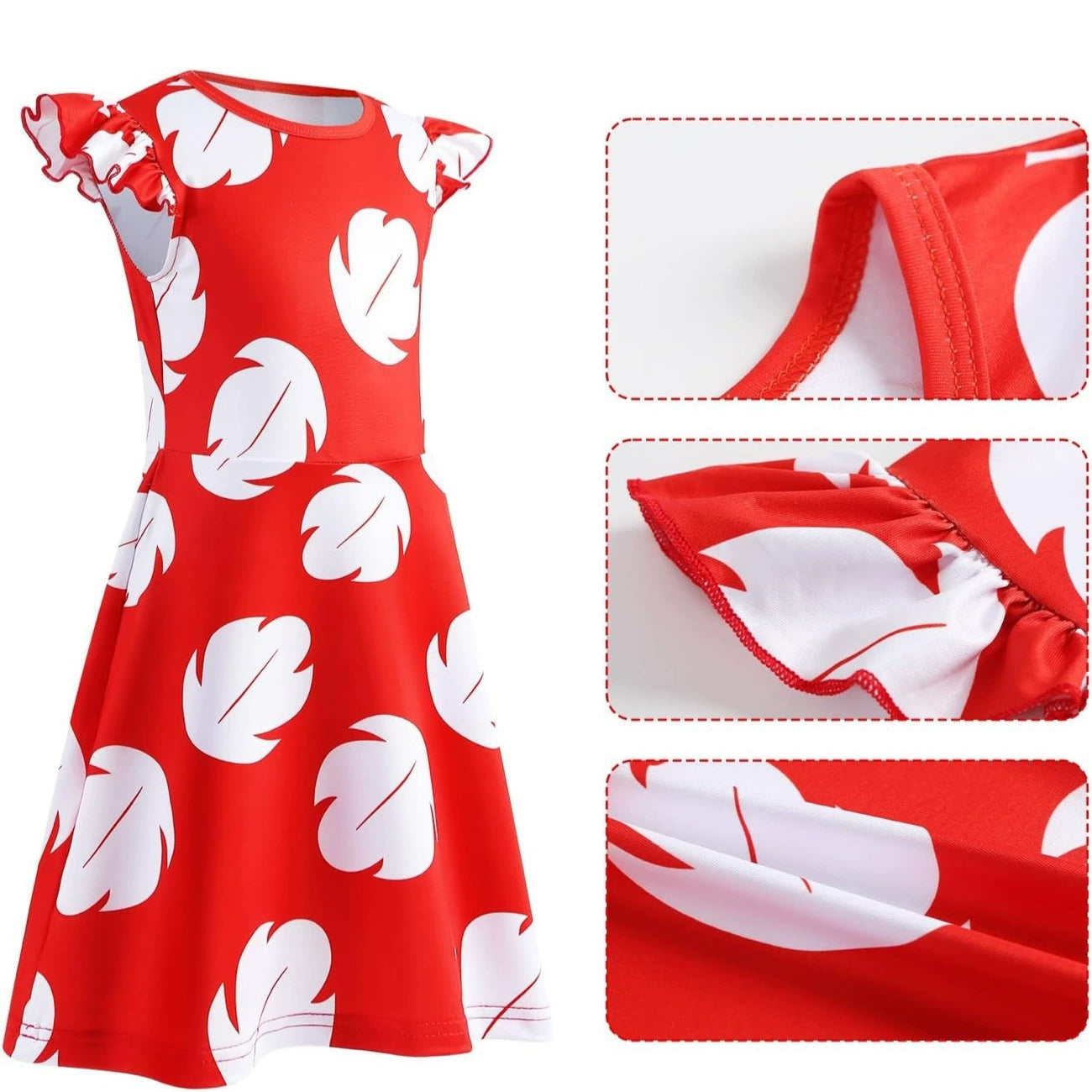 Stitch Lilo Cosplay Costume for Girls Halloween Fancy Dress